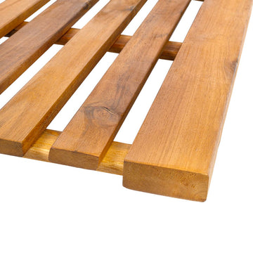 Paige Modern Classic Acacia Wood Slat Mat